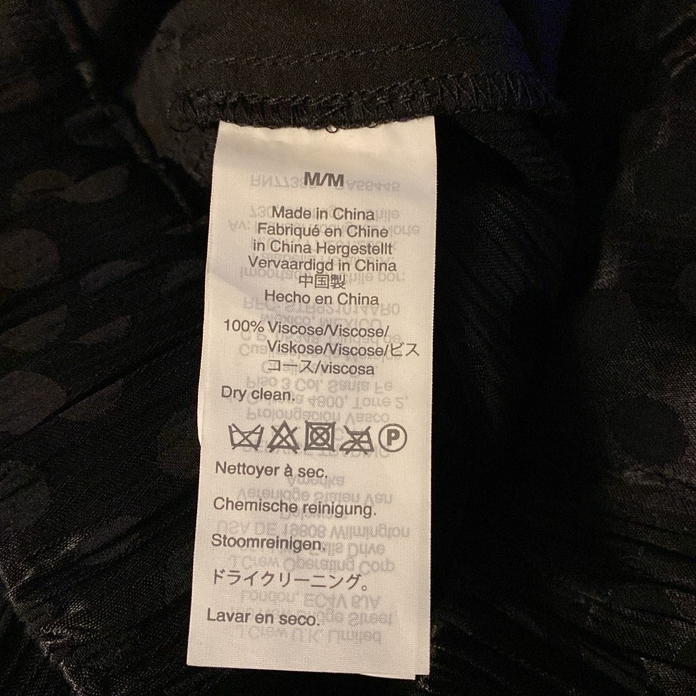 Madewell Huston Drapey Jacquard Pull-on Crop Pants.  Size Medium - Picture 10 of 12